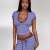 Blue and Brown Stripe