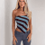 Blue and Brown Stripe